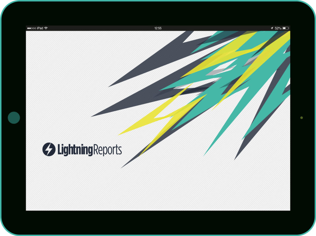 Lightning Reports splash screen